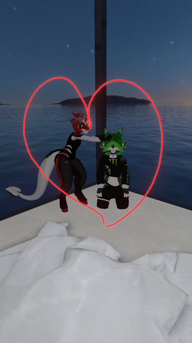 Goat_dogof's tweet photo. How I spent my valentines day💘

#VRChat #vrc #furryartist https://t.co/w5EvXbrVO2