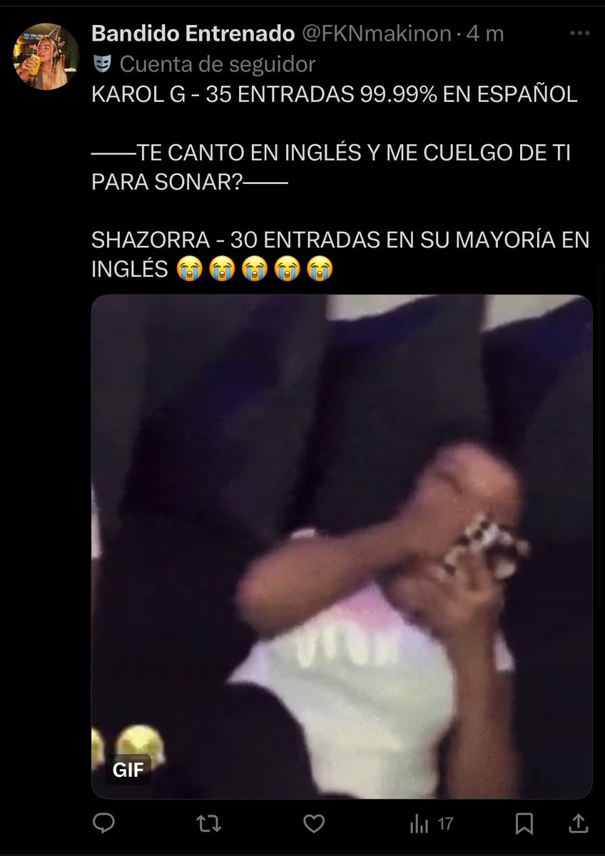 Pero le canto a mi ex marido, eso quieres?