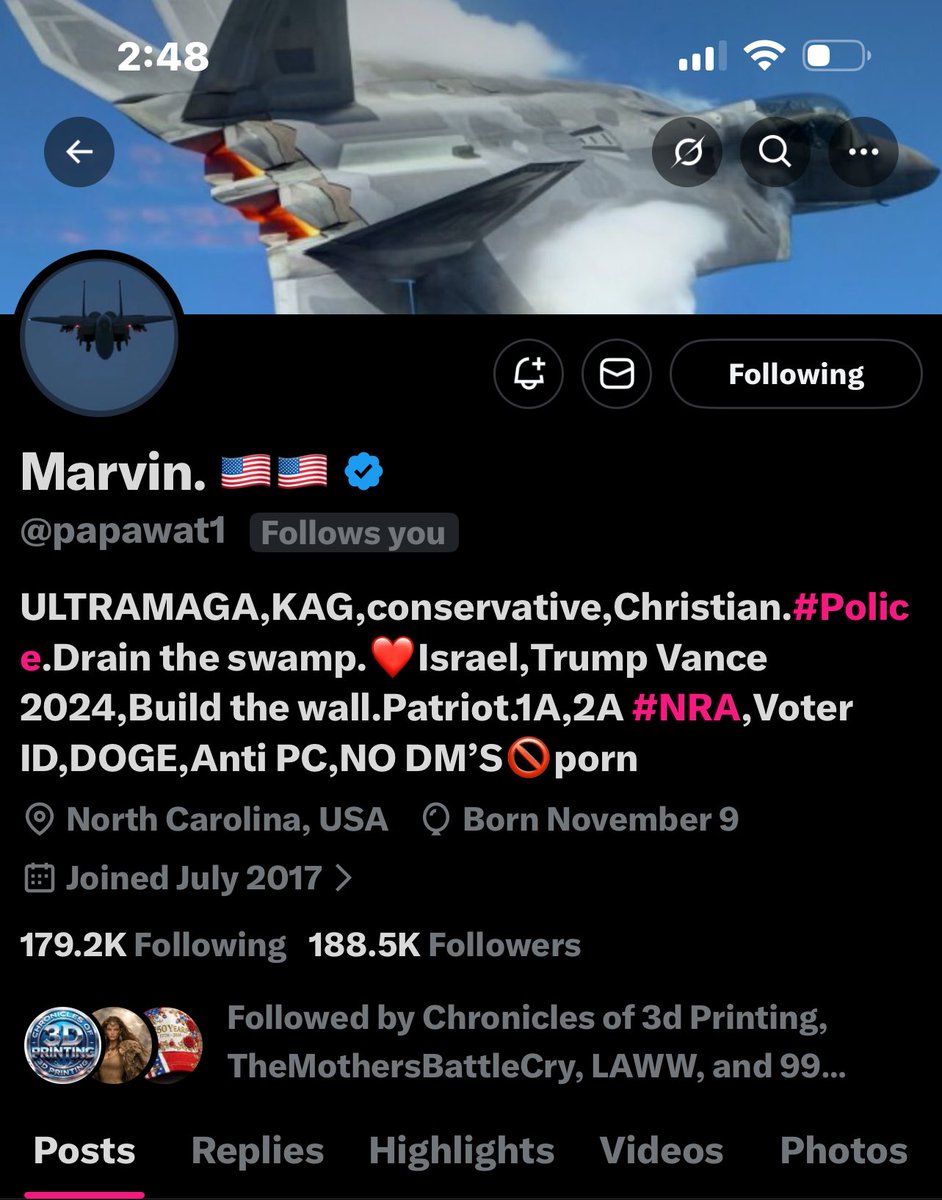 zero_cool's tweet image. Give some love to @papawat1 Marvin1. One cool patriot that deserves some respect.

I appreciate everything you’ve done, and you’re a great American.

🇺🇸🫡💯