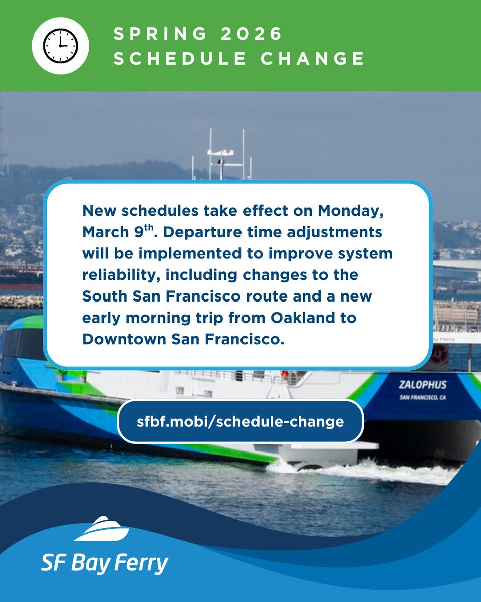 San Francisco Bay Ferry tweet media