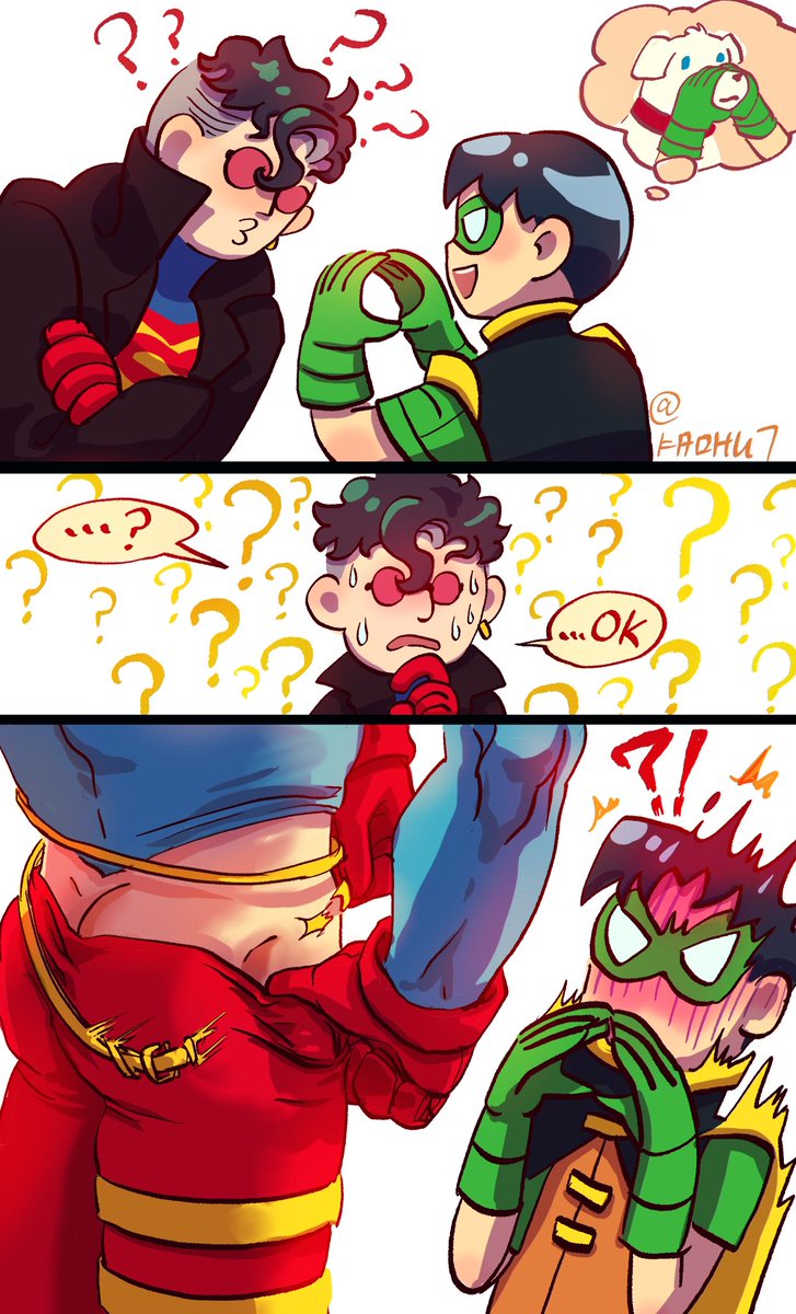 Kon wasn’t totally sure why Tim was being so weird about it, but hey — if Tim had a reason, it had to make sense.
So he just went along with it.
(…Yeah. Wrong idea, buddy.)
#timkon