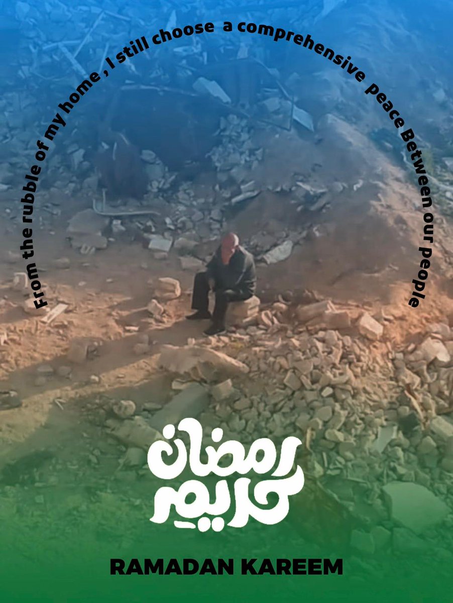 From the rubble of my home  I still choose a comprehensive  peace between  our people 
<a href="/BarakRavid/">Barak Ravid</a> <a href="/USAmbIsrael/">Ambassador Mike Huckabee</a> @MiriamHerchlag <a href="/sharonlevym/">Sharon Levy</a> <a href="/NGOmonitor/">NGO Monitor</a> <a href="/GeraldNGOM/">Prof Gerald M Steinberg</a>  <a href="/TimesofIsrael/">The Times of Israel</a> <a href="/VP/">Vice President JD Vance</a> <a href="/Jerusalem_Post/">The Jerusalem Post</a> <a href="/jeremybob1/">Yonah Jeremy Bob</a> <a href="/nytopinion/">New York Times Opinion</a> <a href="/nytimes/">The New York Times</a> <a href="/newsmaxaus/">Newsmax Australia</a>