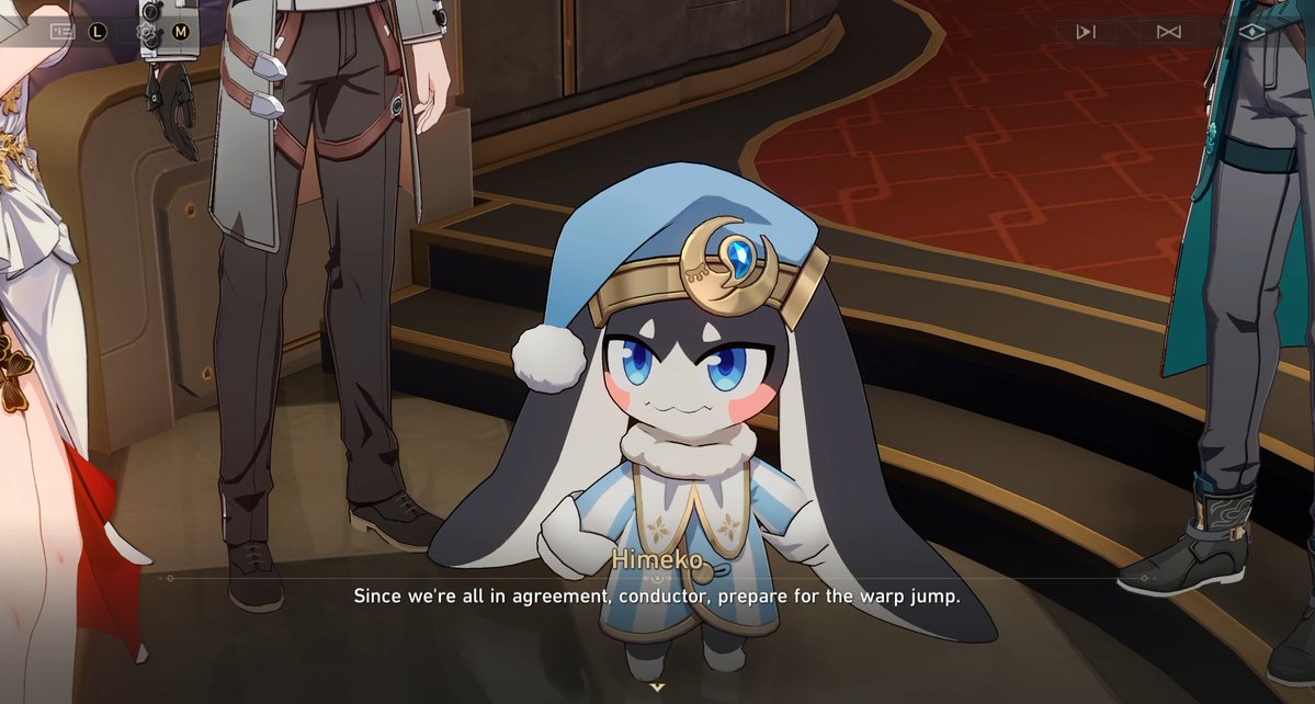 zawsze zapominam że pompom ma teraz tą piżamkę ustawioną przeze mnie i mam laga jak się pojawia w dialogu