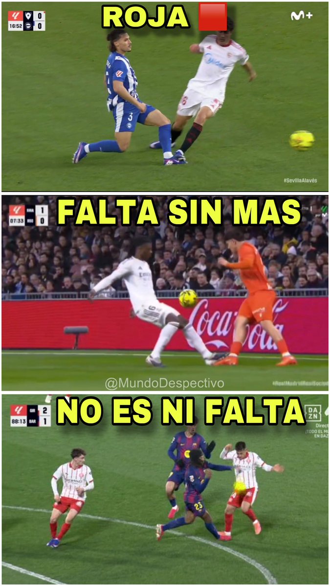 Misma jornada.

Distintos criterios.