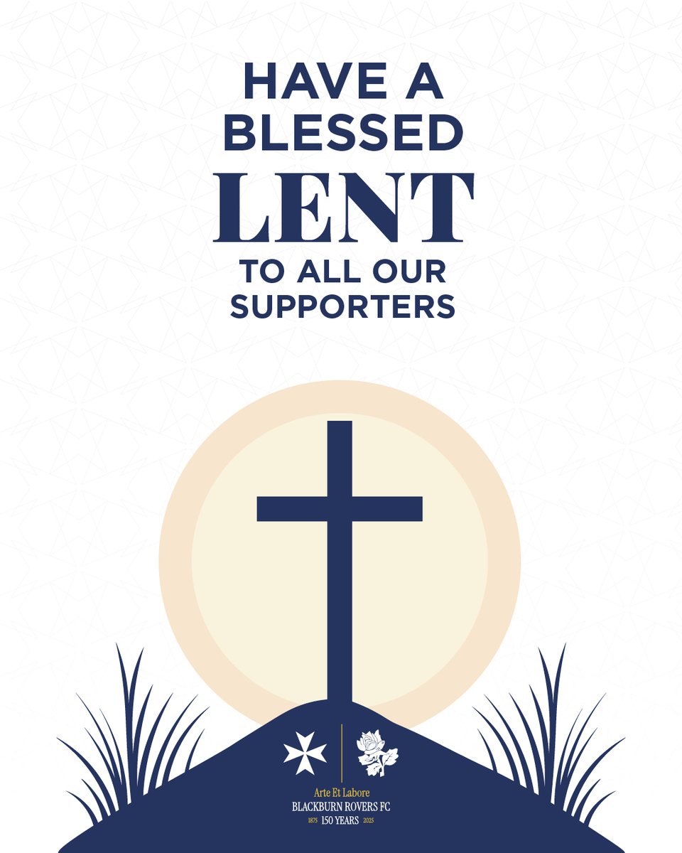 As our Muslim supporters begin the holy month of Ramadhan and our Christian supporters mark the start of Lent, we send our warmest wishes to all those observing a season of fasting, prayer, repentance, reflection and charity 💙🤍

At Blackburn Rovers, we stand together in faith,