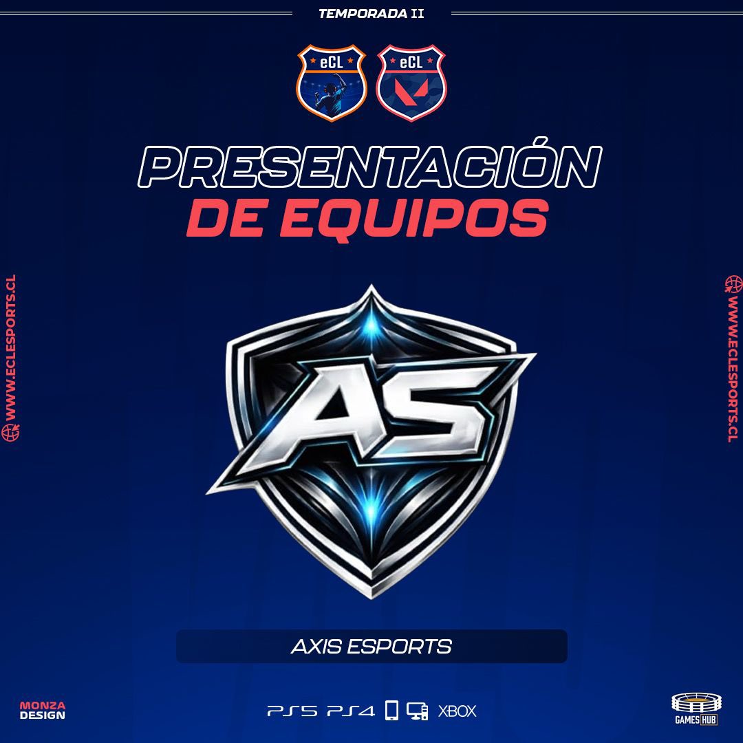 16/20 equipos participantes de nuestra 2ª temporada de ECL Valorant!!🏆

Nos vemos el 25 de febrero💥

<a href="/IronClutchGG/">Iron Clutch</a> <a href="/AxisRxEsports/">Axis Esports</a> <a href="/BrokenEsportsGG/">BROKEN ESPORTS</a> <a href="/JanerosEsports/">Janeros Esports</a>
