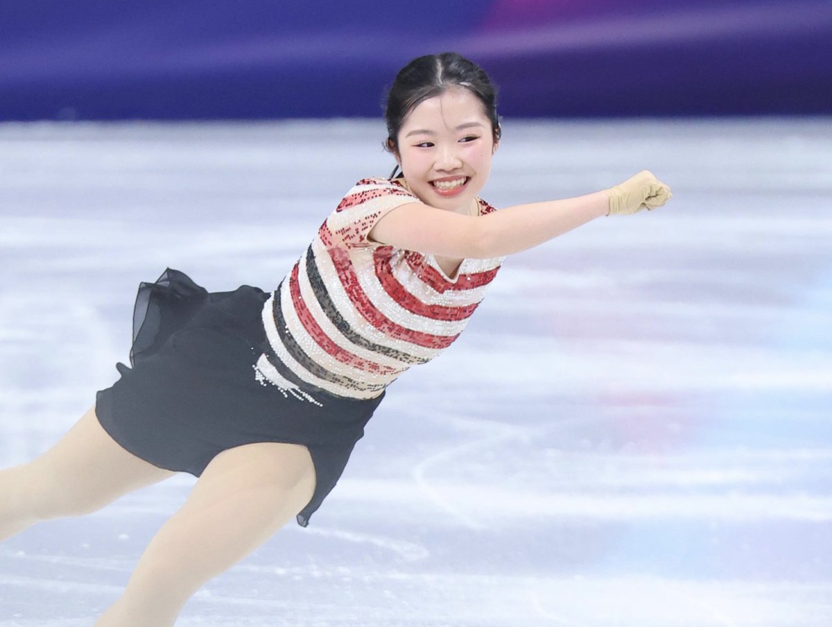 miyazaki_hochi's tweet image. 弾ける笑顔！

#中井亜美
#milanocortina2026