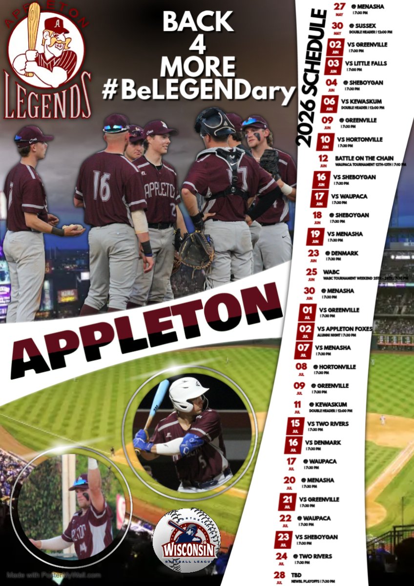 Appleton Legends tweet media