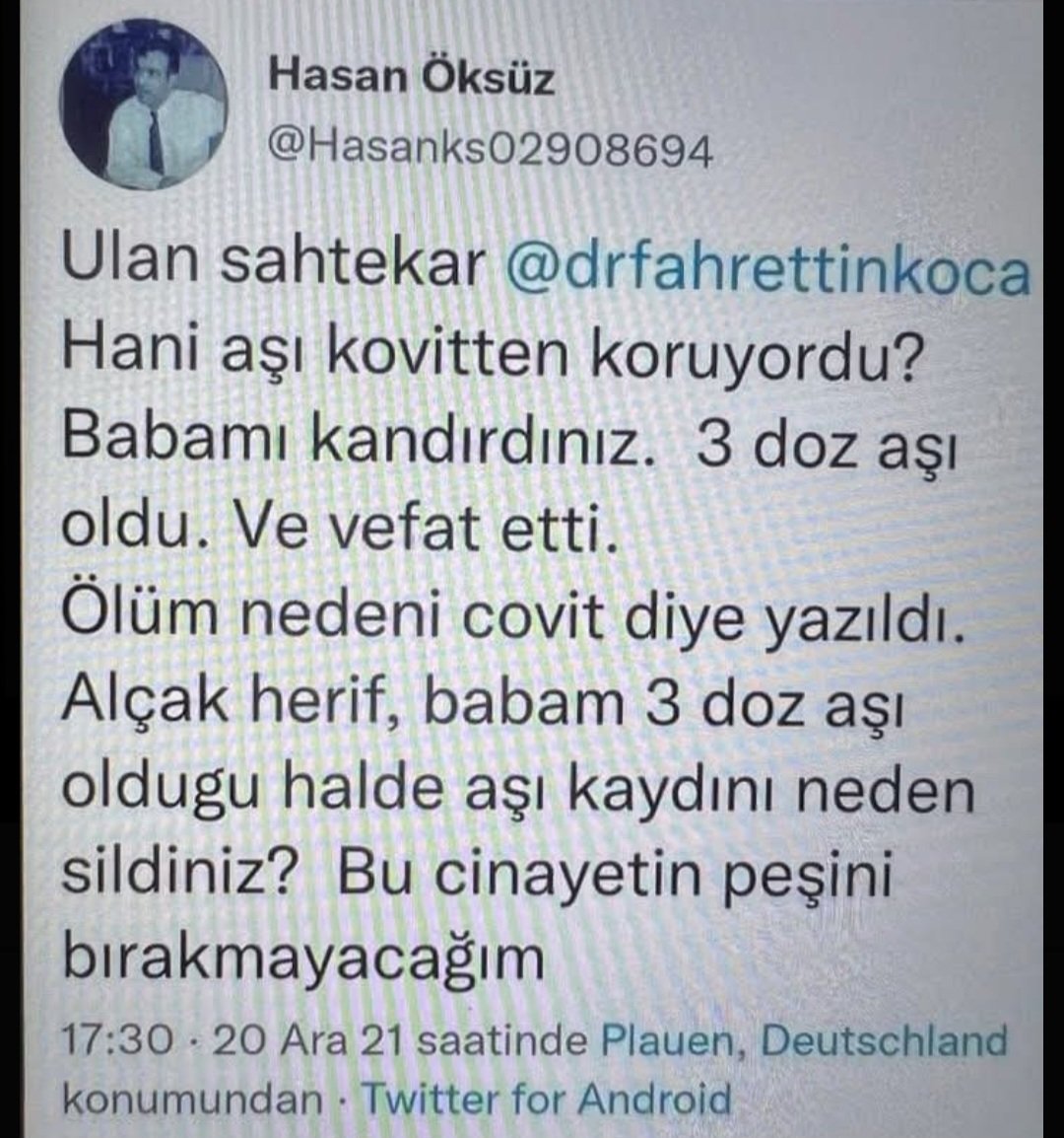 Hatırlatma dozu 
DSÖ nün ext inamı <a href="/drfahrettinkoca/">Dr. Fahrettin Koca</a>
