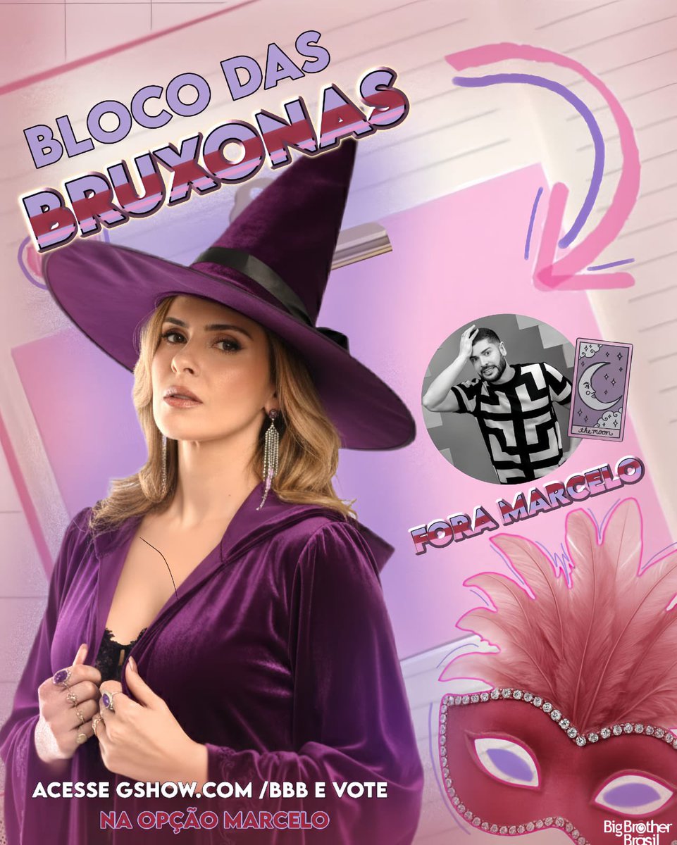 👉🏻 MUTIRÃO BLOCO DAS BRUXONAS INICIADO! ✨

🗳️ A CADA 10 VOTOS, COMENTE UM EMOJI AQUI.

🎯 META: 1K DE REPOSTAS.

✅ O voto é para eliminar. PORTANTO VOTE FORA MARCELO!

⏰ Encerra às 19h!

🔗: gshow.globo.com/realities/bbb/

#ForaMarcelo #BBB26