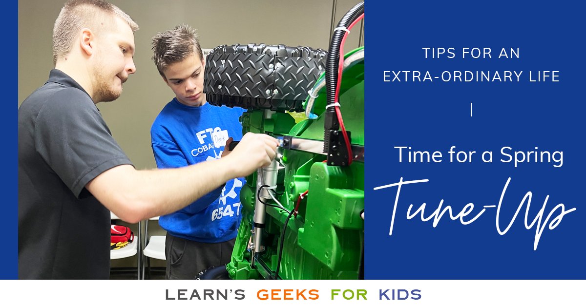 Spring is coming, and it’s time to check your child’s ride.  Check:  

Is your child’s car starting and running smoothly?  
Does the battery still hold a charge? 
 Are tires, wiring, and controls in good shape? 

 If not, give us a ring.  We'll help! 

#SpringCleaning