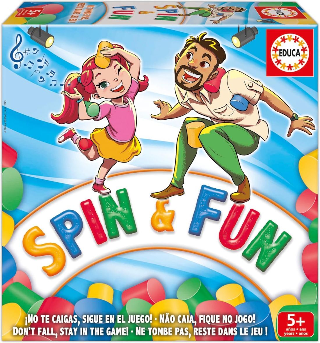 Gira y diviértete (Spin &amp; Fun)
¡Pon a prueba tu capacidad de equilibrio, movimiento y competición de la forma más divertida! Hazte con este genial juego de habilidad y disfruta de partidas absolutamente delirantes y divertidas, cada partida es una aventura
buff.ly/9fSXobo