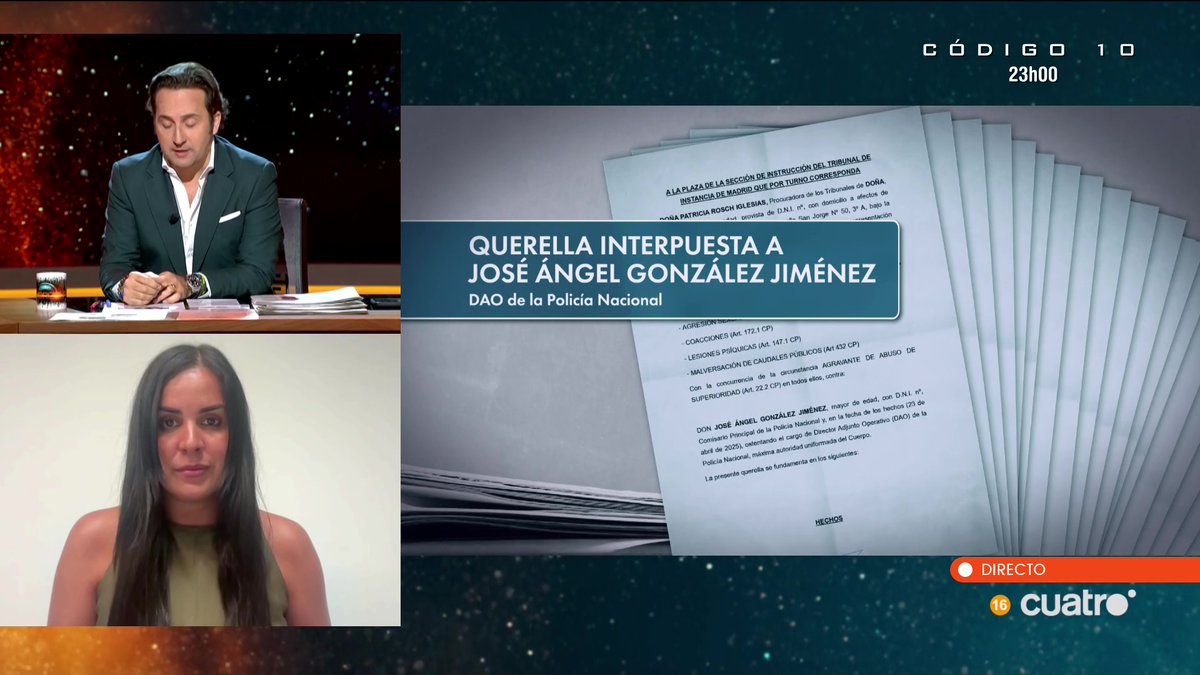 La Plaza nº 8 de la Sección de Violencia Sobre la Mujer del Tribunal de Instancia de Madrid ha admitido a trámite la querella por agresión sexual, coacciones, lesiones psíquicas y malversación de caudales públicos #Horizonte