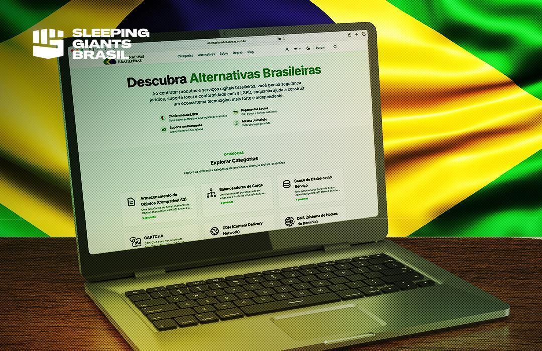 slpng_giants_pt's tweet image. 📢 Você sabia que existe um site com serviços alternativos a aplicativos de empresas estrangeiras? O Alternativa Brasileira ajuda a construir um ecossistema tecnológico mais forte e independente.

O site mostra produtos digitais de todas as áreas, totalmente brasileiros.

Além de…