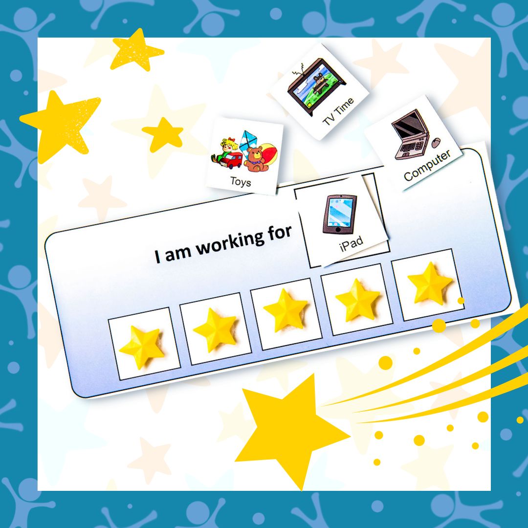 ☄️ Keep motivated with our token boards! This visual support provides a positive visual cue to help stay on-task or avoid disruptive behavior. Order today at National Autism Resources! #autism