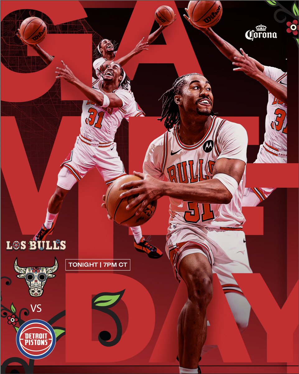 Tonight is our Los Bulls game at the United Center! Join us in celebrating the vibrant spirit of the Latiné community.
⏰ 7 PM CT
📺 @CHSN__
📻 @thescorechicago
@CoronaUSA | #SeeRed