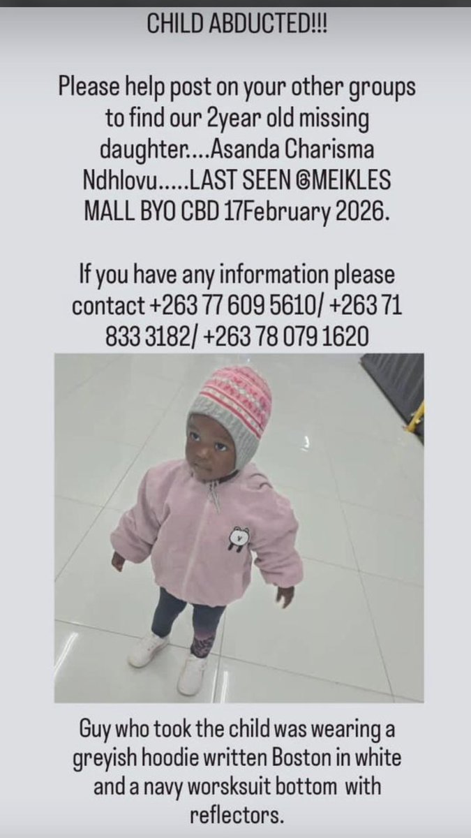 Hi guys can you please retweet and help this family get their daughter back 🙏