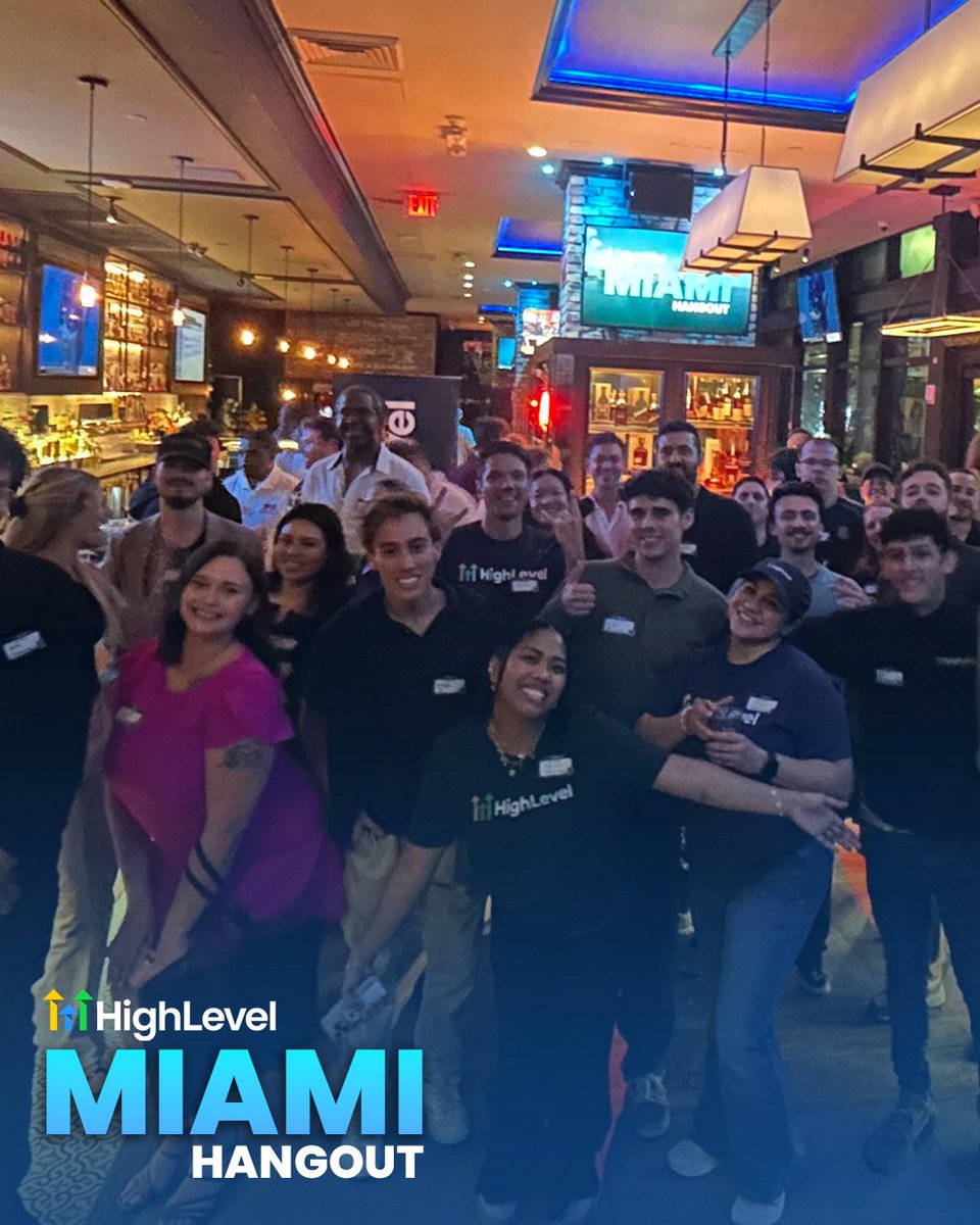 gohighlevel's tweet image. Online connections are powerful.
In-person conversations? Next level.

Miami Hangout proved exactly what we've been saying: this ecosystem isn’t just about productivity... it’s about the people. 💙

Where will we see you next? 

#HighLevelHangout #HighLevel #BusinessCommunity