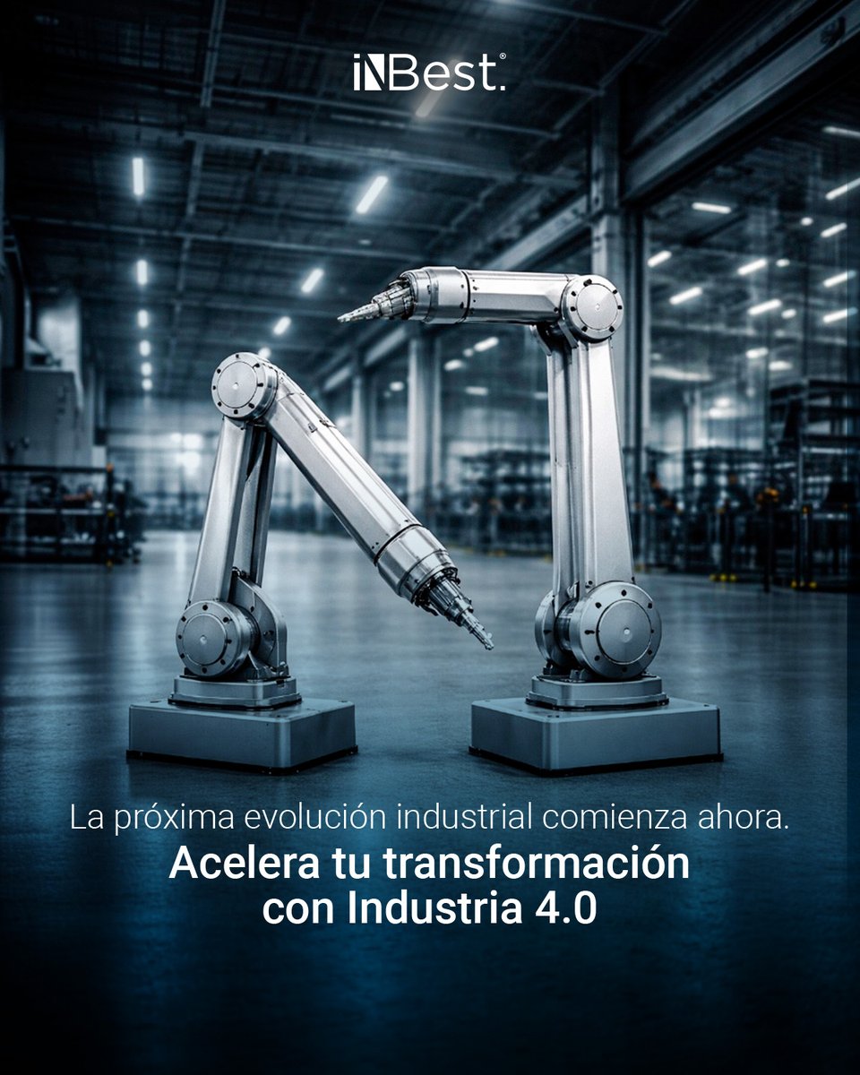 inbestcloud's tweet photo. La Industria 4.0 es una transformación real en la manera en que operamos.  

Con manufactura inteligente, ayudamos a tu empresa a optimizar procesos mediante IoT, mejorar la eficiencia con mantenimiento predictivo y gestionar cadenas de suministro más ágiles y precisas, todo impulsado por cloud y IA.  

Conoce más en: https://t.co/mJ5pbb0S8s