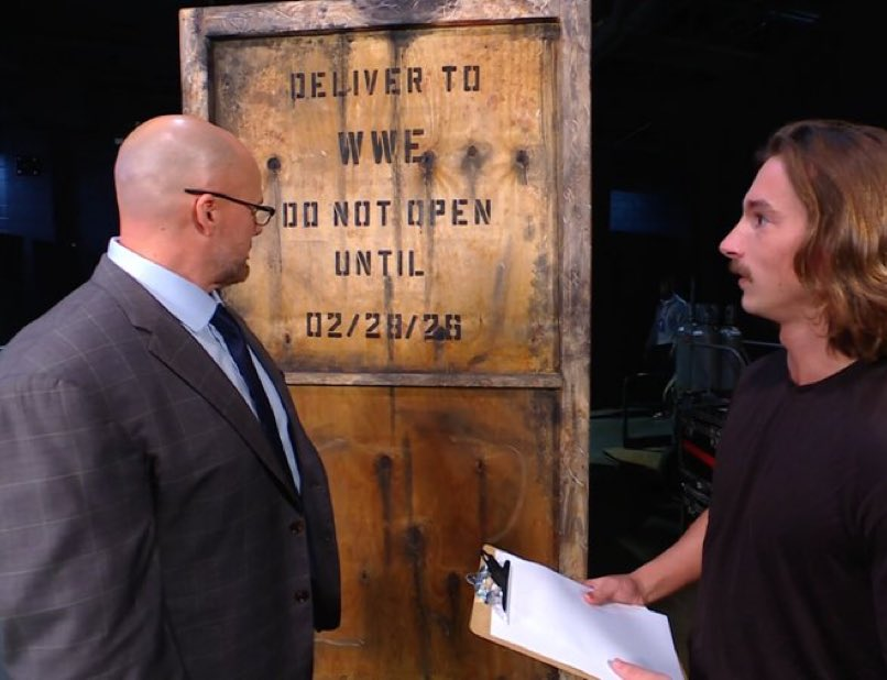 Yo, your mom's dildo is debuting at Elimination Chamber