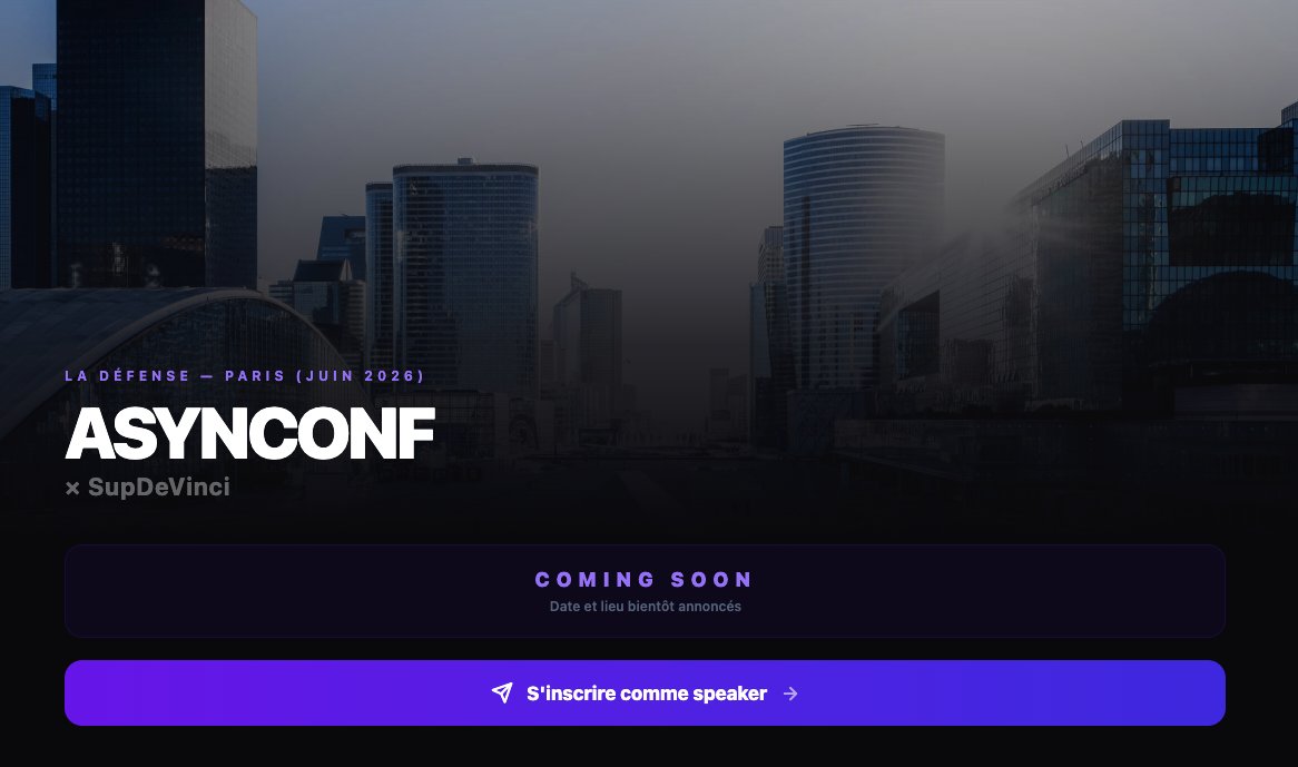 ASYNCONF 2026 tweet media