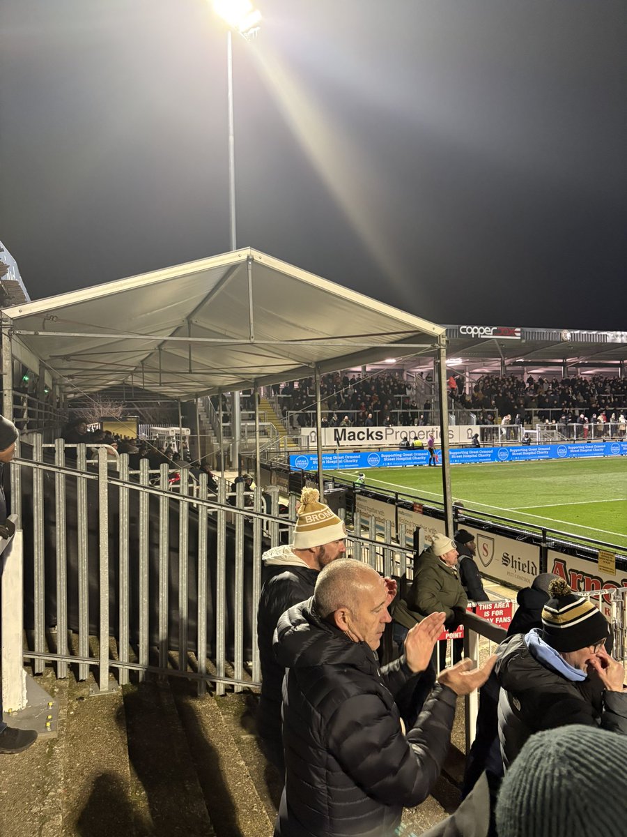 Bromley away end 

Wendy will fill that 2026/27