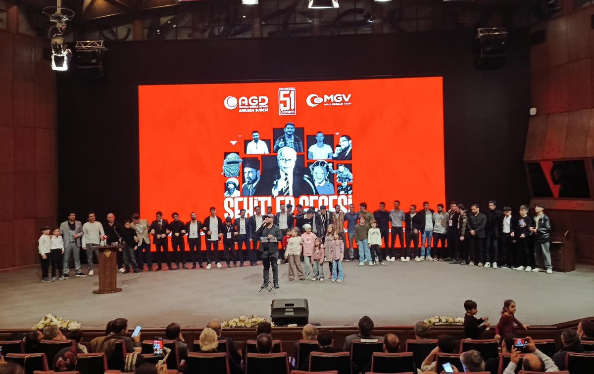 🕊️ Şehitler Gecesi

İl Başkanımız Av. Ahmet Yazıcı ve Yönetim Kurulu Üyelerimiz, Anadolu Gençlik Derneği Ankara Şubesi’nin düzenlediği Şehitler Gecesi programına katıldılar.

Aziz şehitlerimizi rahmetle anıyor, AGD Ankara Şubesi’ne bu anlamlı program için teşekkür ediyoruz.