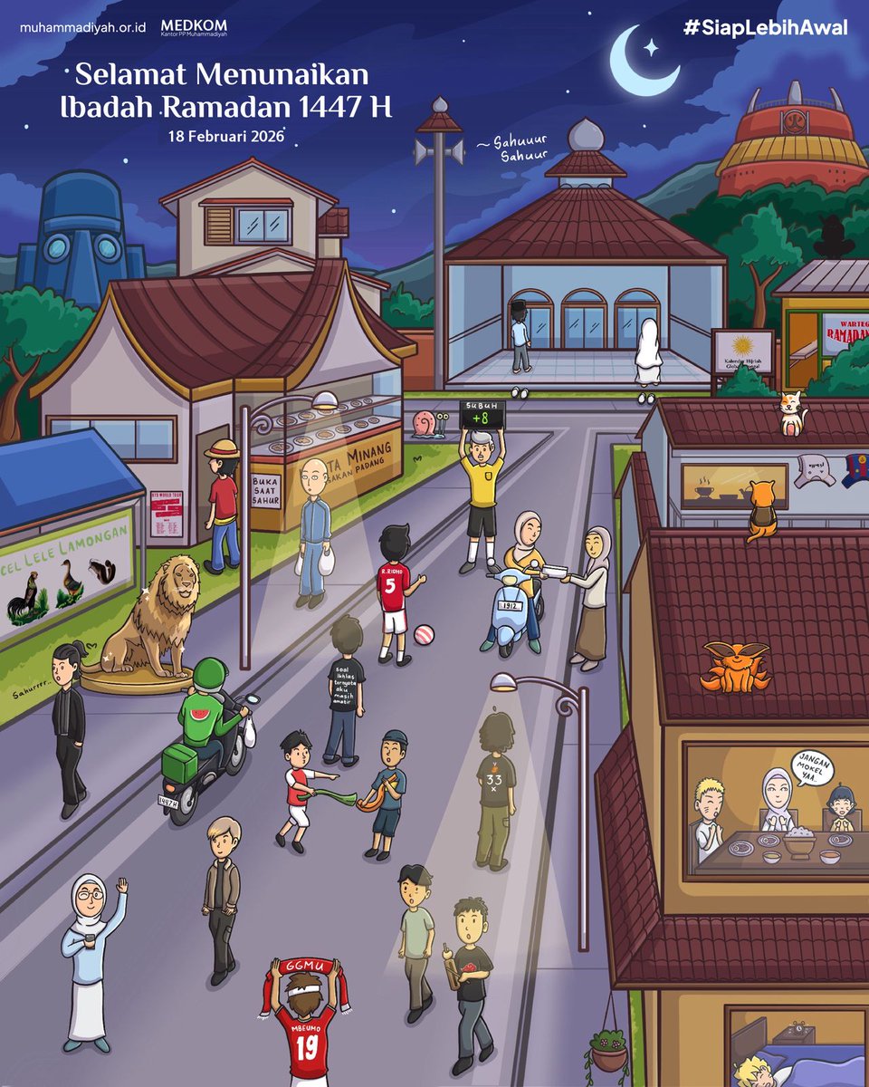 Ramadan Mubarak, everyone!
Jangan lupa subuh +8.
😍😍😍

#SiapLebihAwal 
#RamadanMubarak