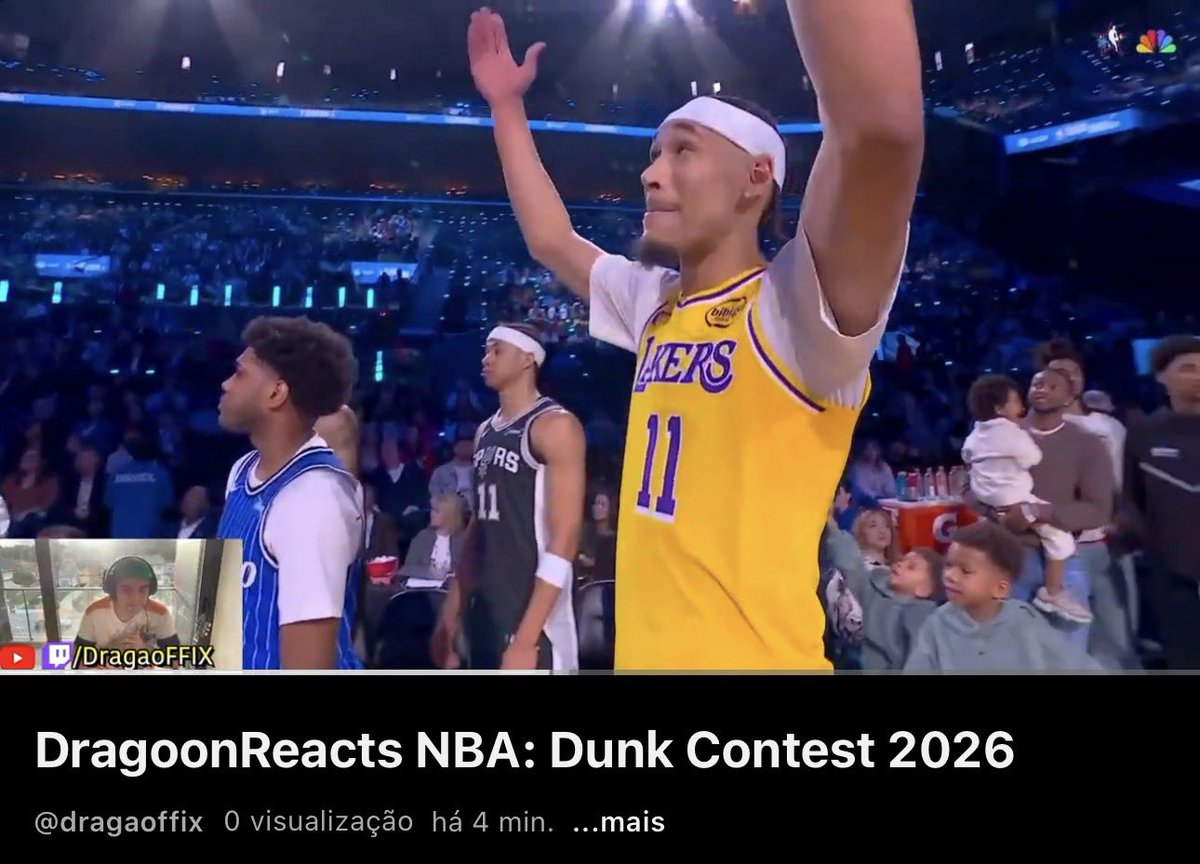 dragaoffix's tweet image. DUNK CONTEST 2026

youtu.be/7bt1oSIZ7dM?si…
