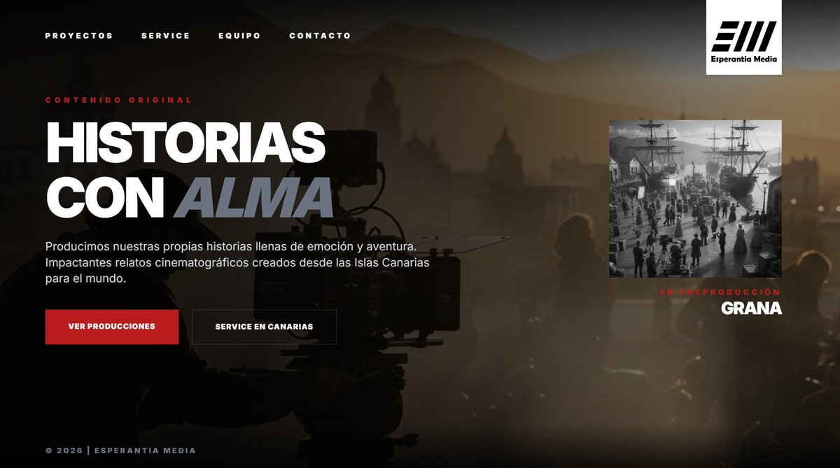 Estrenamos nueva web en Esperantia Media. Ahora resulta más visual y fácil de navegar. Espero que te guste. esperantiamedia.com