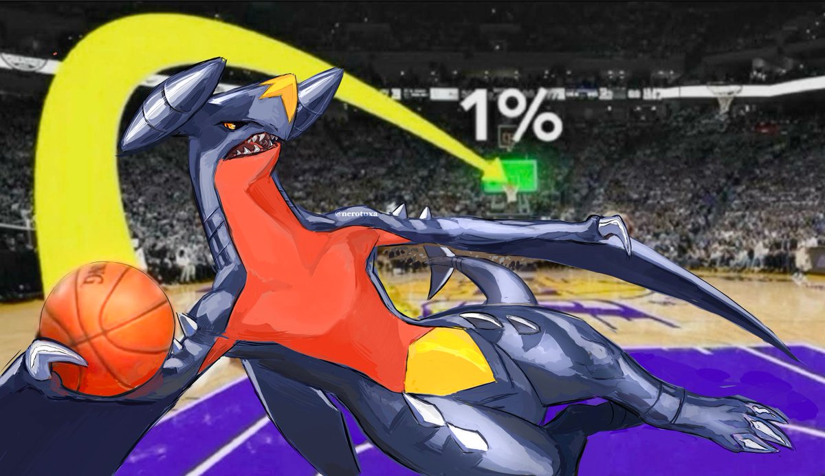 nerotuxa's tweet photo. Garchomp we need you for the lakers 
#pokemon #garchomp #pokemonfanart https://t.co/p1ZS6gXznZ