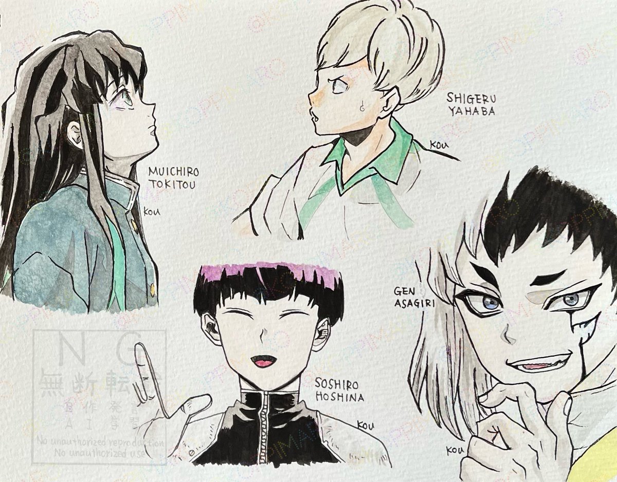 おはようございます☀️
今日は声優の河西 健吾さんのお誕生日🥰
声優さんは本当にすごい✨
好きなキャラがたくさん🤭
お誕生日おめでとうございます🎉
※模写アレンジ