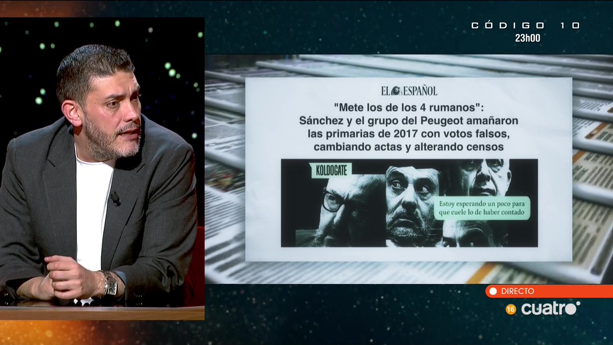 Continúa el Koldogate en El Español <a href="/elespanolcom/">EL ESPAÑOL</a> <a href="/JorgeCalabres/">Jorge Calabrés</a> #Horizonte 
"Mete los de los 4 rumanos": Sánchez y el grupo del Peugeot amañaron las primarias de 2017 con votos falsos, cambiando actas y alterando censos
elespanol.com/espana/2026021…