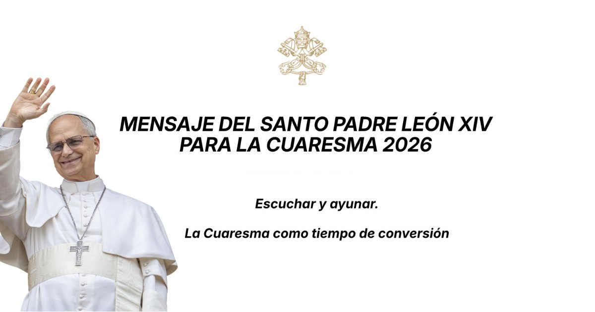 «Parroquias, familias, grupos eclesiales y comunidades religiosas están llamados a realizar en Cuaresma un camino compartido».

🖇️ Mensaje del papa León XIV para la Cuaresma 2026. Íntegro y en español: vatican.va/content/leo-xi…

#MiércolesdeCeniza #18febrero