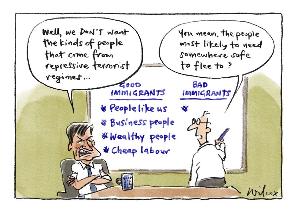 Wilcox. #auspol #BadImmigrants