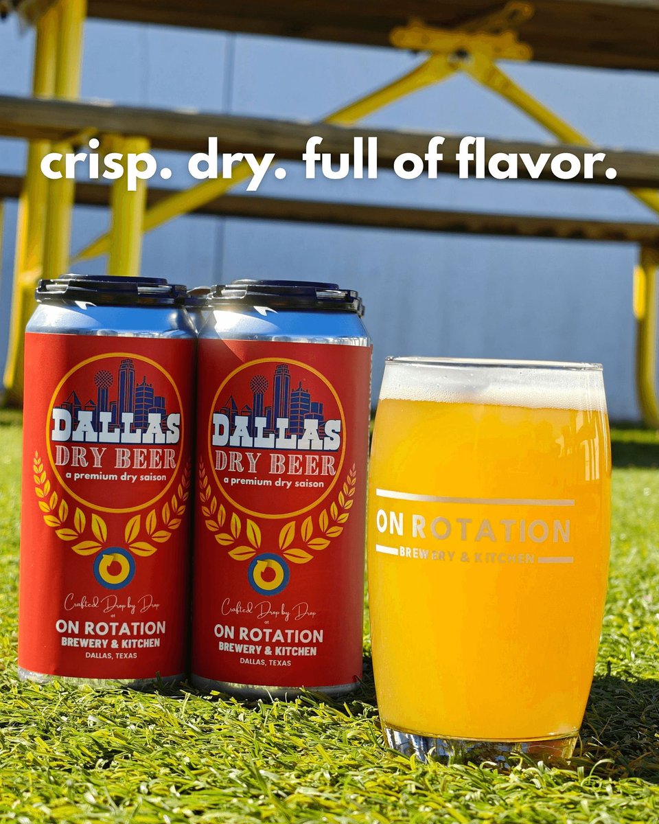 Quietly becoming one of the favorites in the brewpub, Dallas Dry Beer deserves a reintroduction. ⤵️