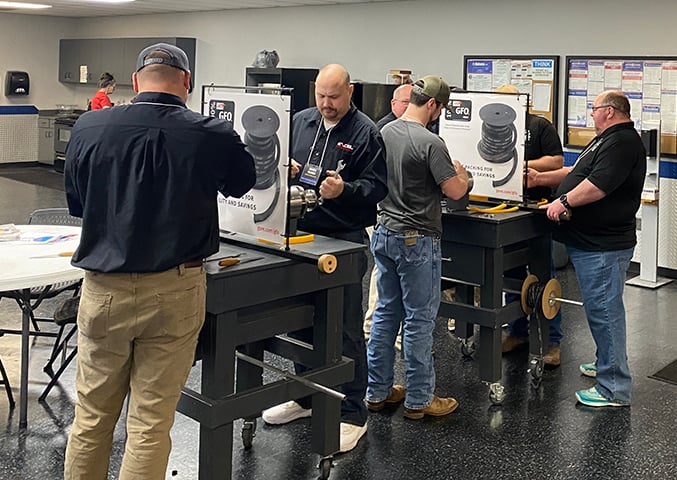 SEPCO's tweet image. Day 1 of our February distributor training session has begun. These are some really sharp sealing pros, listening very intently and asking all the right questions. #SealingSolutions #MechanicalSeal #AirSeal #CompressionPacking #BearingIsolator