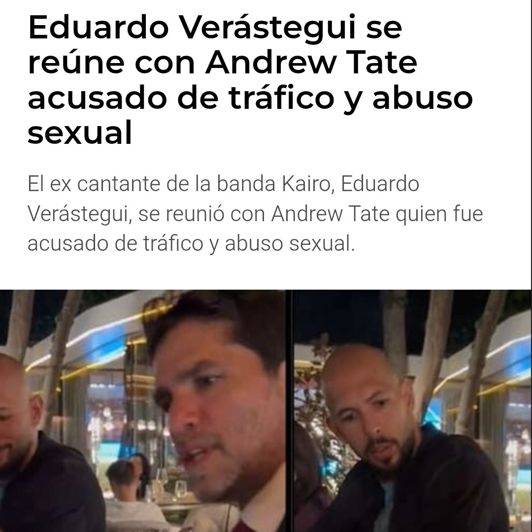 ¿Adivinen quién es amigo de un traficante de personas?