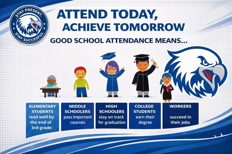 HillcrestNT's tweet photo. We want your kids here! Daily attendance makes a big difference in student success. Every day counts. https://t.co/cfUMUlh79X