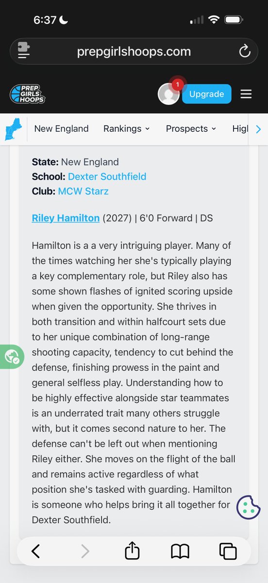 riley_h2's tweet photo. Thank you @PGHNewEngland for the write-up!! @MCWSTARZ @DXSF_GBBall @NEPSGBCA https://t.co/Ywj4LU8LxX