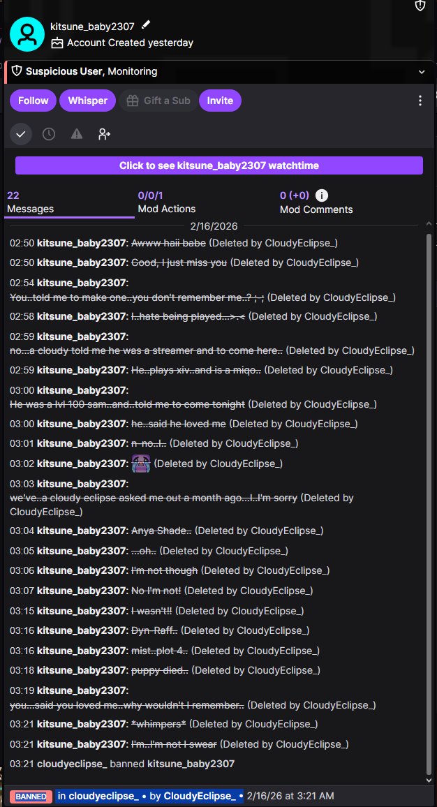 CEclipse_'s tweet photo. So lets uh not do this #FF14 community? 

I love DJing on ff14 even have a venue now but I despise the toxic BS like this. Coming into my stream with the audacity to try and ruin my relationship and one of our biggest events of the year.

I'm disappointed do better. https://t.co/G646tfa0GO