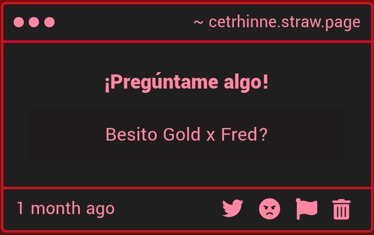 ¿Le acaba de robar un beso?.. 
✨️
#fhstwt #Goldfred