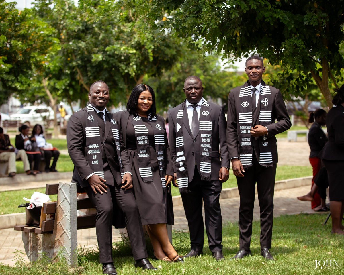 Honored and deeply grateful to have been inducted into the <a href="/gslaw_official/">Ghana School of Law</a>.

Yesterday was more than just a ceremony for me, it was a moment of reflection on the journey so far, the long nights, the sacrifices, the lessons and the people who believed in me even when the road felt