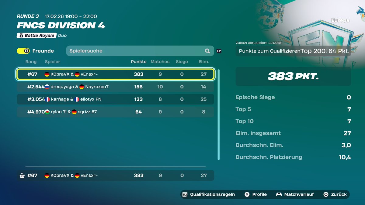 cl4zyy's tweet photo. Qualed DIV 3 ONML @Zakaeu1 is THE BEST 🎮 https://t.co/8sbp3fMxzR