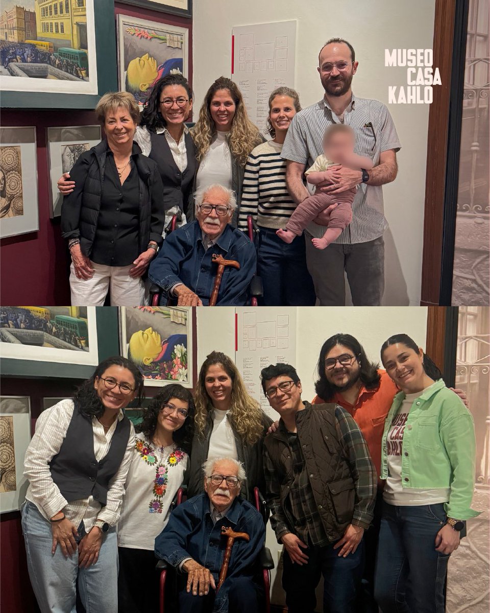 MuseoCasaKahlo's tweet photo. Fue un honor recibir en #MuseoCasaKahlo a #ArturoEstrada, uno de “Los Fridos”.
Su presencia mantiene viva su enseñanza y legado.

It was an honor to welcome Arturo Estrada, one of “Los Fridos” and student of #FridaKahlo.
His presence keeps her teaching and legacy alive. https://t.co/V4TvCVzjpX