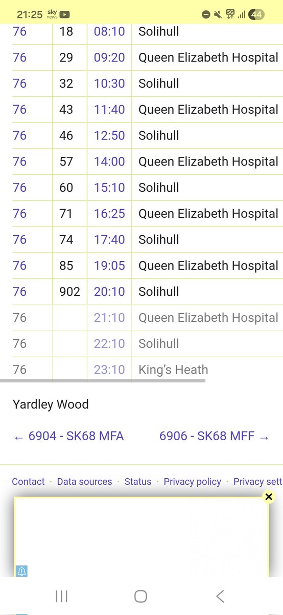 TimUk8's tweet photo. @nxwestmidlands Once again tonight now it's YW 6911 a total disgrace deciding to bypass the Solihull diversion of Station RD and Herbert RD. Complaint material again I'm afraid. https://t.co/bJ3Q7O2D4S
