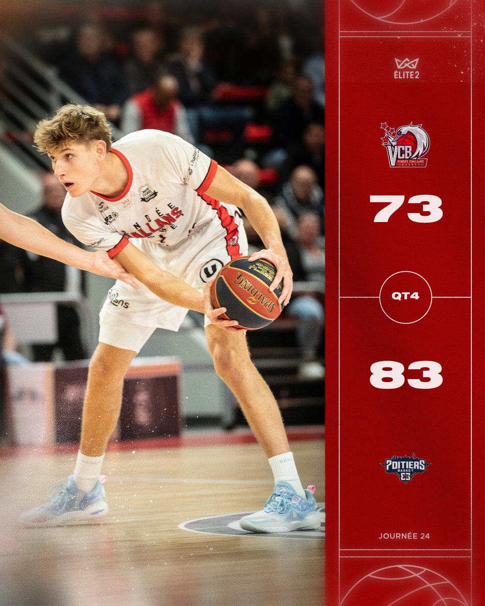 VCBofficiel's tweet photo. ๐
๐ข๐ง ๐๐ฎ ๐ฆ๐๐ญ๐๐ก | ๐ก 73 - 83 ๐ต
๐ La magie n'aura pas opรฉrรฉ ce soir, mais nos joueurs ont livrรฉ une trรจs belle bataille et n'ont pas dit leur dernier mot...
#VCBFamily https://t.co/8wqrmtYK0q