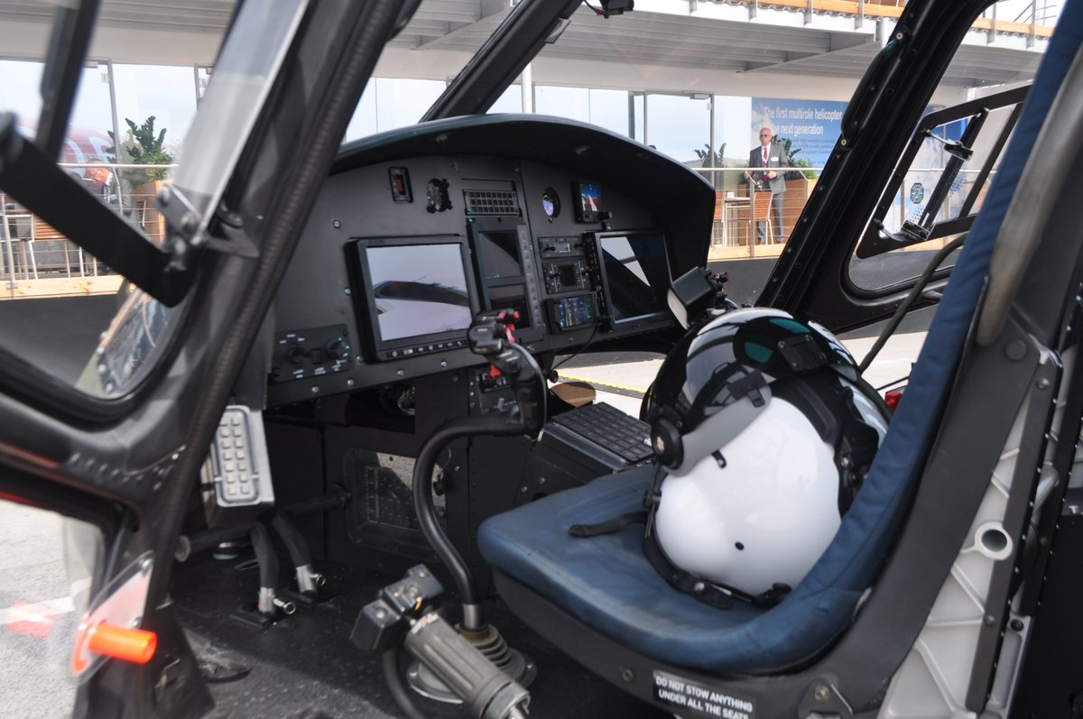 Indrani1_Roy's tweet photo. Also the cockpits of LUH vs H125 is revealing of the 40% more powerful engines that LUH employs. It's cockpit is much better equipped. Seats are probably more comfortable too (but looks can be deceiving). https://t.co/rK0pQH61xn
