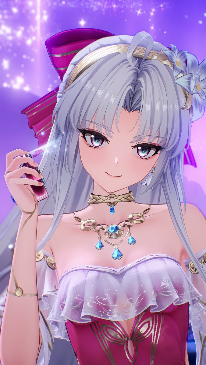 今夜は、少しだけ特別な夜をご一緒しませんか？
Wourd you care to share a slightly special night with me?

#鳴潮 #WutheringWaves #カルロッタ