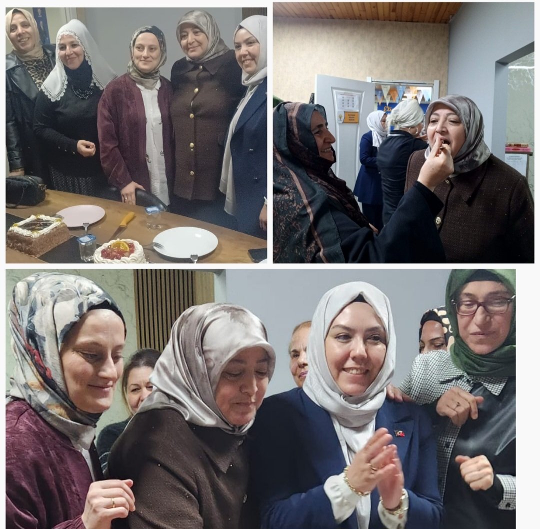 K. K. Başkanımız Sn. Nurhan Bayhan, Belediye Meclis Üyemiz Sn. Hilal Aksoy ve K. K Sekreterimiz Gülay Altınay’ın doğum günlerini hep birlikte kutladık. yeni yaşlarının sağlık, huzur ve başarı getirmesini temenni ediyor; nice güzel yaşlara ve birlikte nice hizmetlere diyoruz. 🎉🌸